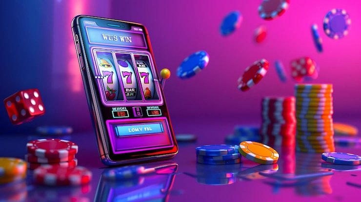 Spadegaming slot titles displayed on mobile game menu with play buttons